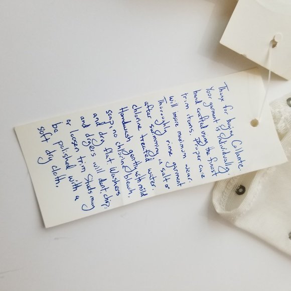 1990s Collante NWT sheer bedazzled maxi - Picture 7 of 8